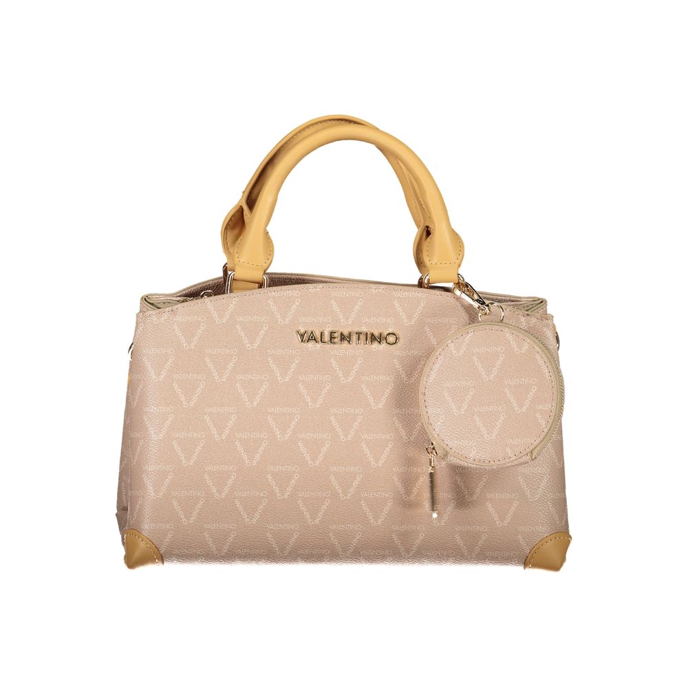 Front view with bag zipped and handles upright.