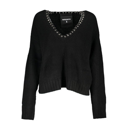 Patrizia Pepe Black Fabric Sweater