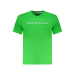 North Sails Green Cotton Men T-Shirt NO-35035-S