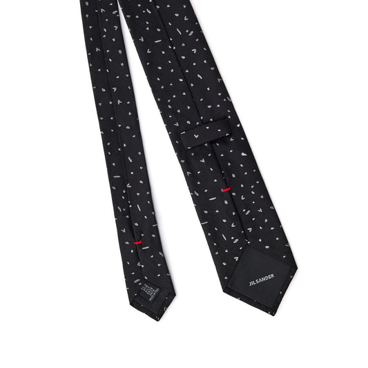 Jil Sander Black Silk Ties & Bowty JISA-9082676