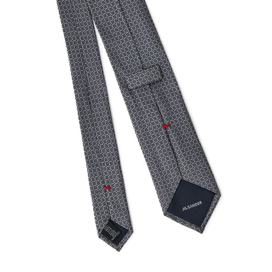 Jil Sander Gray Silk Ties & Bowty JISA-9088662