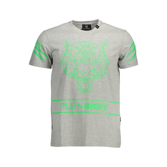 Plein Sport Brown Cotton Men T-Shirt PL-37291-S