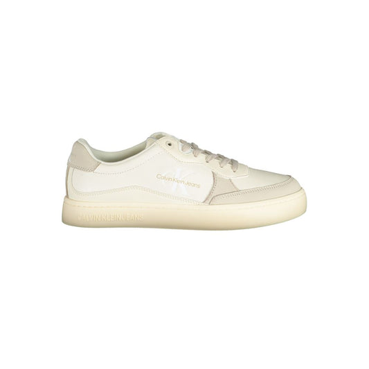 Calvin Klein Elegant White Sneakers with Contrast Accents CA-25089-EU40/US7