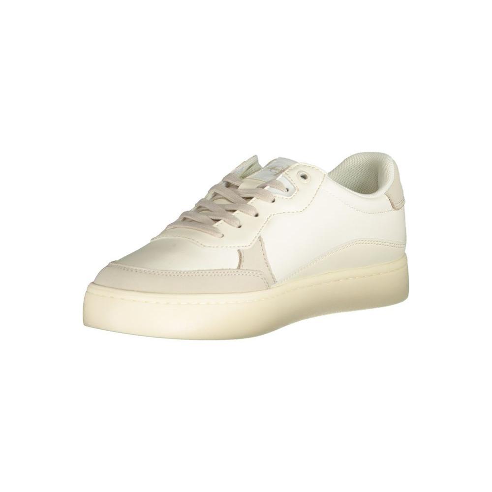 Calvin Klein Elegant White Sneakers with Contrast Accents CA-25089-EU40/US7