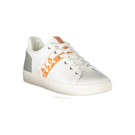 Napapijri White Polyester Sneaker NA-29849-EU40/US7