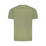 Cavalli Class Green Cotton Men T-Shirt CA-36666-M