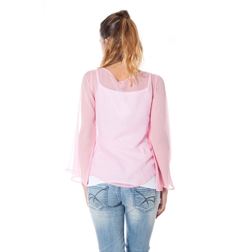 Phard Pink Silk Women Top