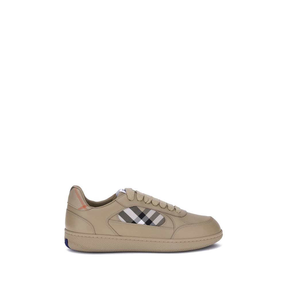 Burberry Beige Rubber Low Top Sneakers