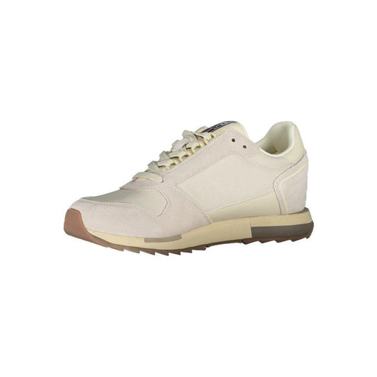 Napapijri Brown Leather Men Sneaker 1728,67403481248,EU40/US7,EU43/US10,EU44/US11,EU45/US12,EU46,Gray,Men,Men - Shoes,Napapijri,New with tags,Shoes,Sneakers - Men - Shoes Napapijri NA-23120-EU43/US10