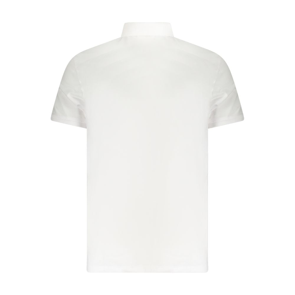 Calvin Klein White Cotton Polo Shirt