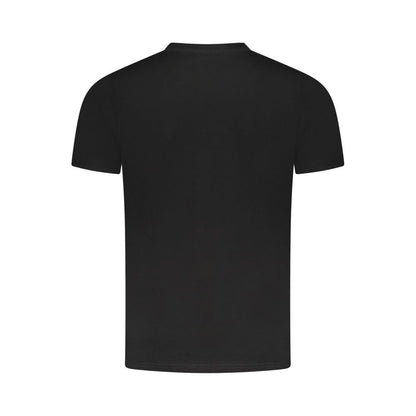 Cavalli Class Black Cotton Men T-Shirt