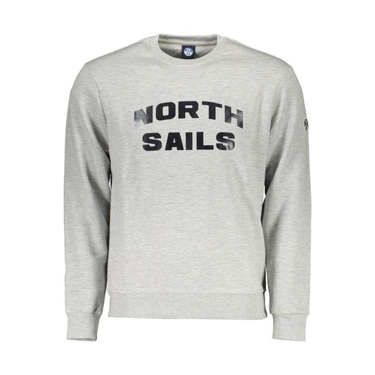 North Sails Brown Cotton Men Sweater NO-36937-S