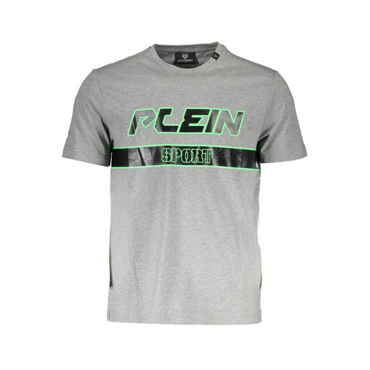 Plein Sport Brown Cotton Men T-Shirt PL-37385-S