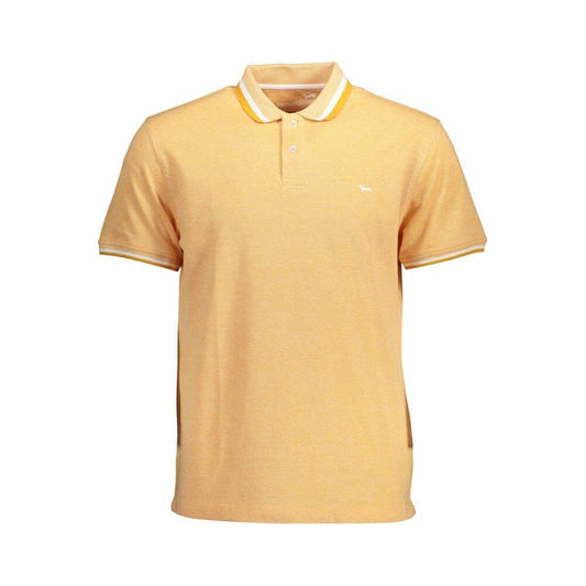 Harmont & Blaine Orange Cotton Men Polo Shirt HA-37852-XL