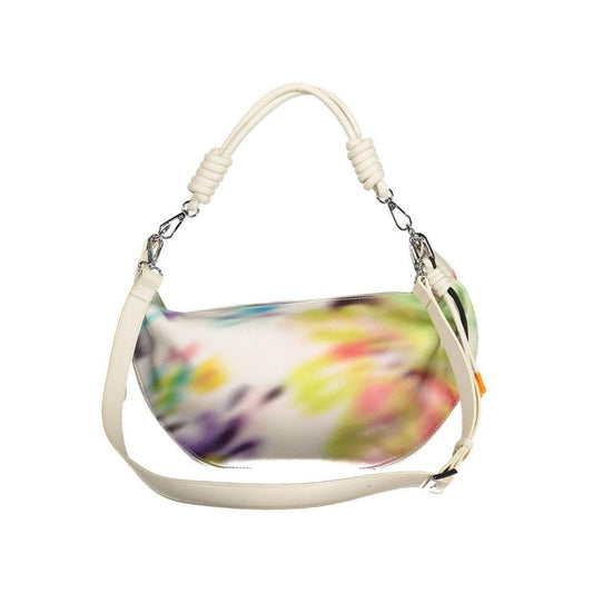Desigual White Polyethylene Women Handbag 1728,67403481248,Bags,Desigual,Handbags - Women - Bags,New with tags,White,Women,Women - Bags Desigual DE-19522