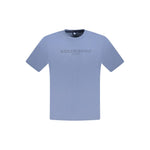 North Sails Blue Cotton Men T-Shirt