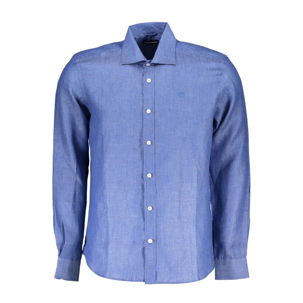 North Sails Blue Linen Shirt