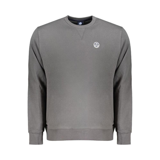 North Sails Brown Cotton Men Sweater