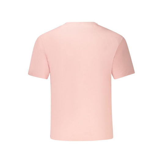 K-WAY Pink Cotton Men T-Shirt KW-34254-S