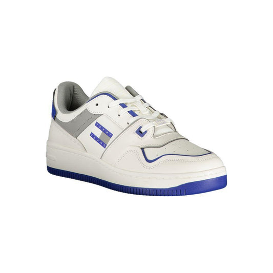 Tommy Hilfiger White Polyethylene Men Sneaker TO-32590-EU40/US7