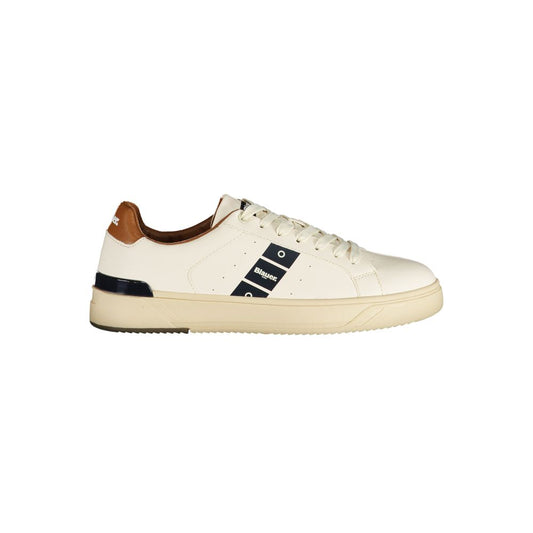 Blauer White Leather Men Sneaker BL-33863-EU40/US7