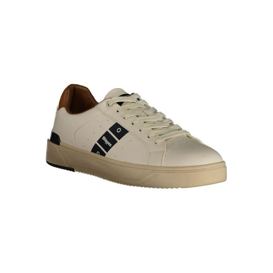 Blauer White Leather Men Sneaker BL-33863-EU40/US7