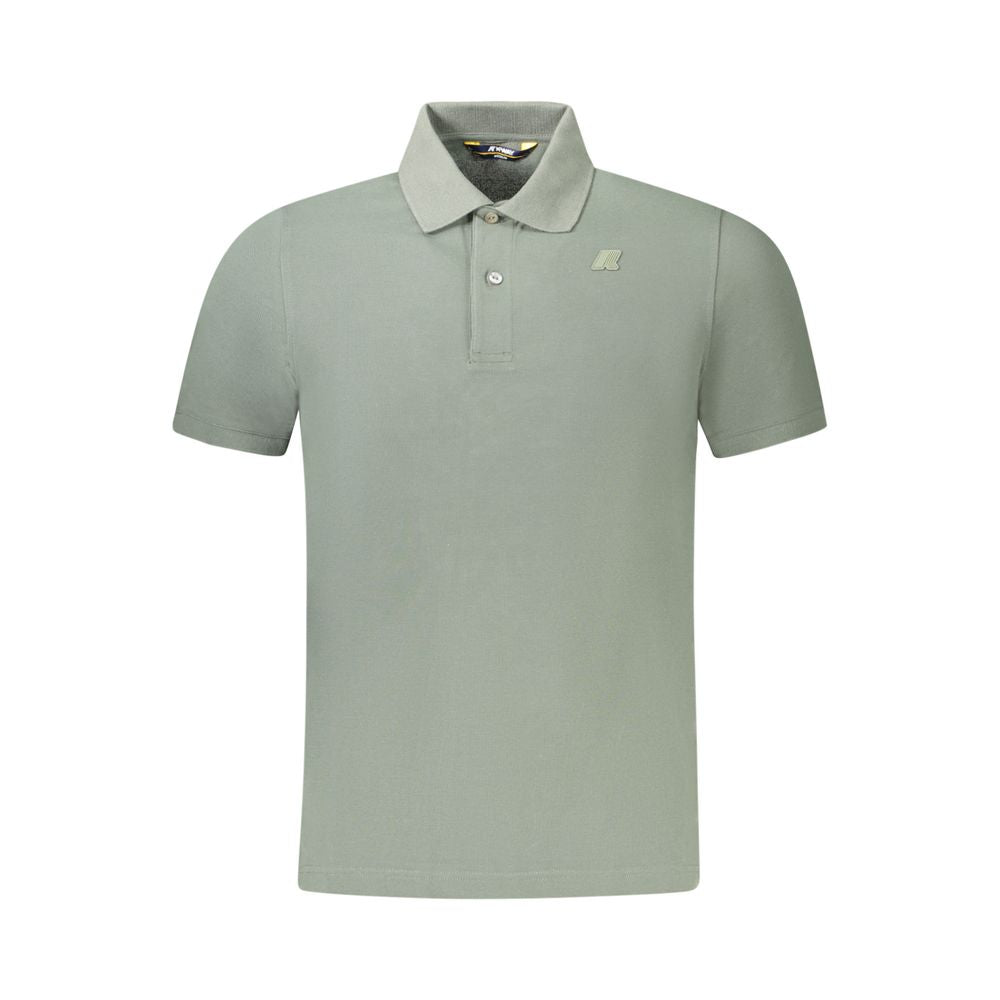 K-WAY Green Cotton Polo Shirt