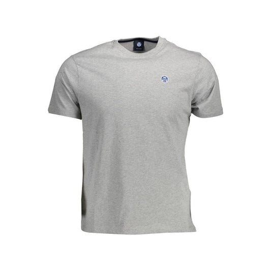 North Sails Brown Cotton Men T-Shirt NO-36947-XL