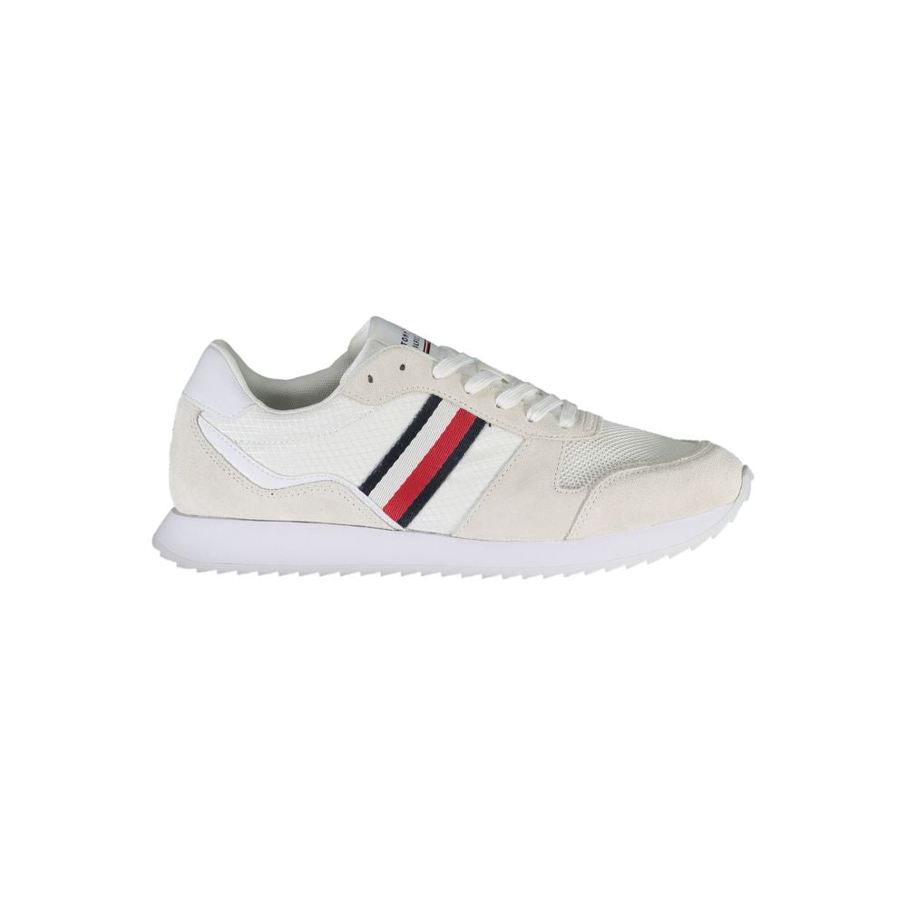Tommy Hilfiger White Polyester Sneaker