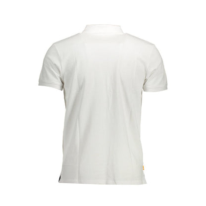 Timberland White Cotton Polo Shirt