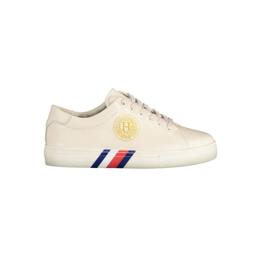 Tommy Hilfiger Beige Polyester Sneaker