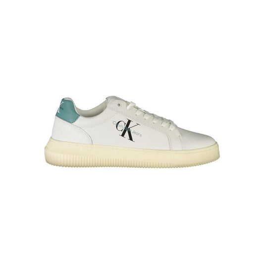 Calvin Klein Sleek White Sneakers with Eco-Conscious Design CA-26828-EU40/US7