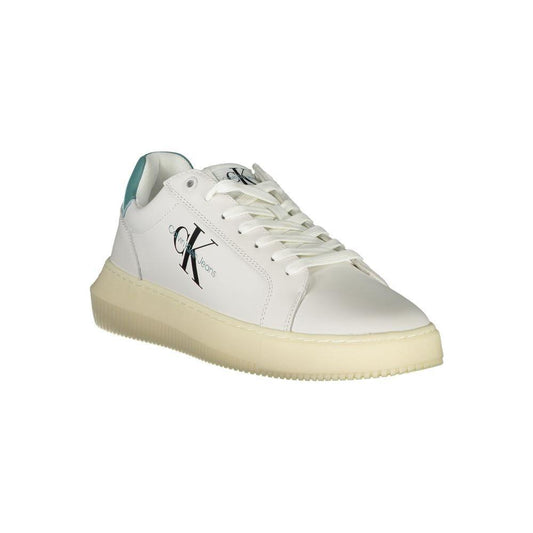 Calvin Klein Sleek White Sneakers with Eco-Conscious Design CA-26828-EU40/US7