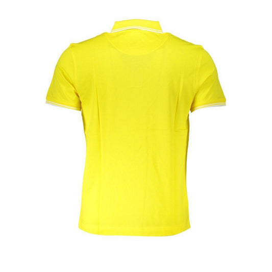 Harmont & Blaine Elegant Yellow Cotton Polo with Contrast Details HA-28216-L-FBB-383