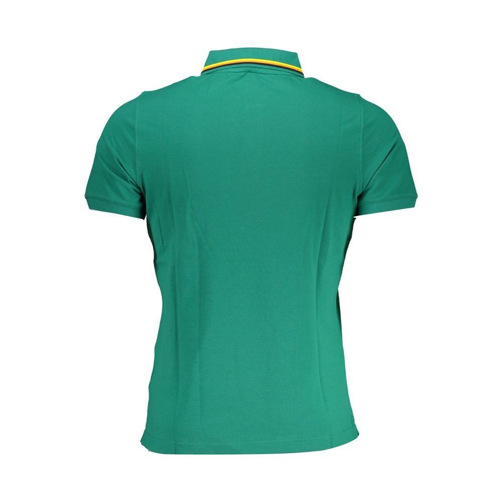 K-WAY Green Cotton Polo Shirt KW-28777-S