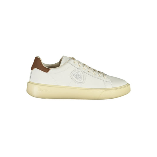 Blauer White Leather Men Sneaker BL-35549-EU43/US10