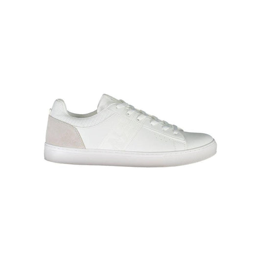 Napapijri White Leather Men Sneaker NA-37254-EU40/US7