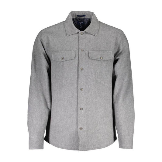 Gant Brown Cotton Men Shirt GA-37264-S