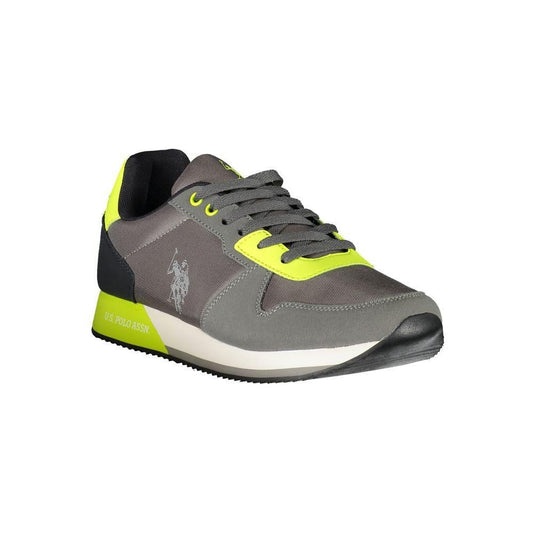 U.S. POLO ASSN. Brown Polyester Men Sneaker 1728,67403481248,EU40/US7,EU43/US10,EU44/US11,Gray,Men,Men - Shoes,New with tags,Shoes,Sneakers - Men - Shoes,U.S. POLO ASSN. U.S. POLO ASSN. US-25003-EU44/US11