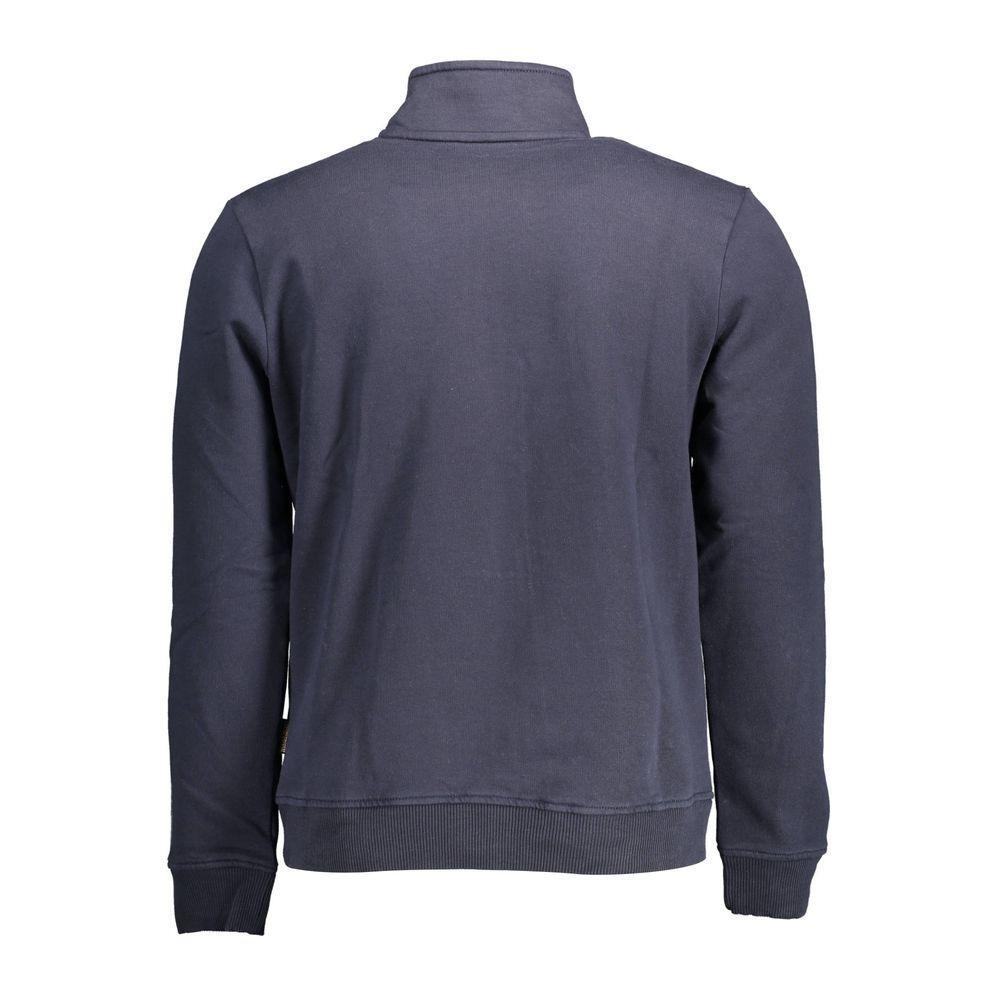Napapijri Blue Cotton Men Sweater NA-37606-S