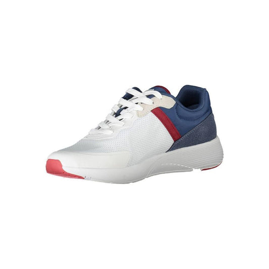 Carrera Sleek White Sports Sneakers with Contrast Accents CA-26164-EU44/US11