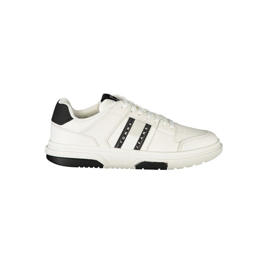 Tommy Hilfiger White Polyethylene Men Sneaker TO-33540-EU40/US7