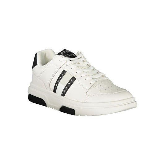 Tommy Hilfiger White Polyethylene Men Sneaker TO-33540-EU40/US7