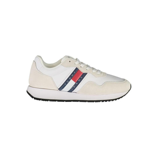 Tommy Hilfiger White Leather Men Sneaker TO-36754-EU40/US7