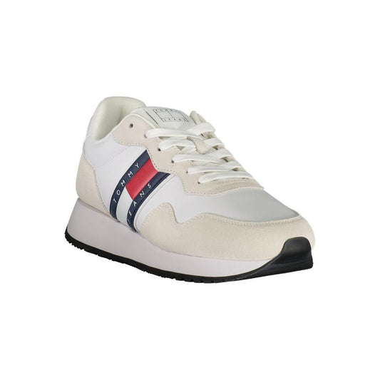 Tommy Hilfiger White Leather Men Sneaker TO-36754-EU40/US7