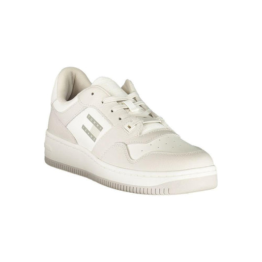 Tommy Hilfiger White Leather Men Sneaker TO-36773-EU40/US7