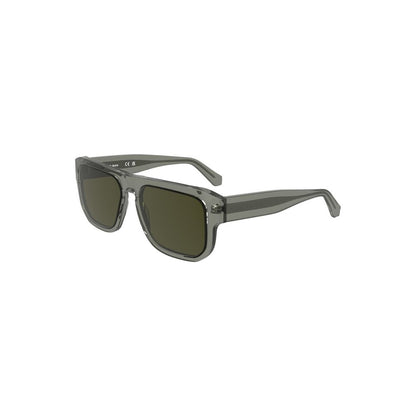 Calvin Klein Gray Acetate Men Sunglass