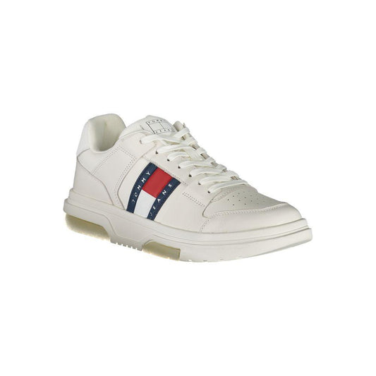 Tommy Hilfiger White Polyethylene Men Sneaker TO-31484-EU40/US7