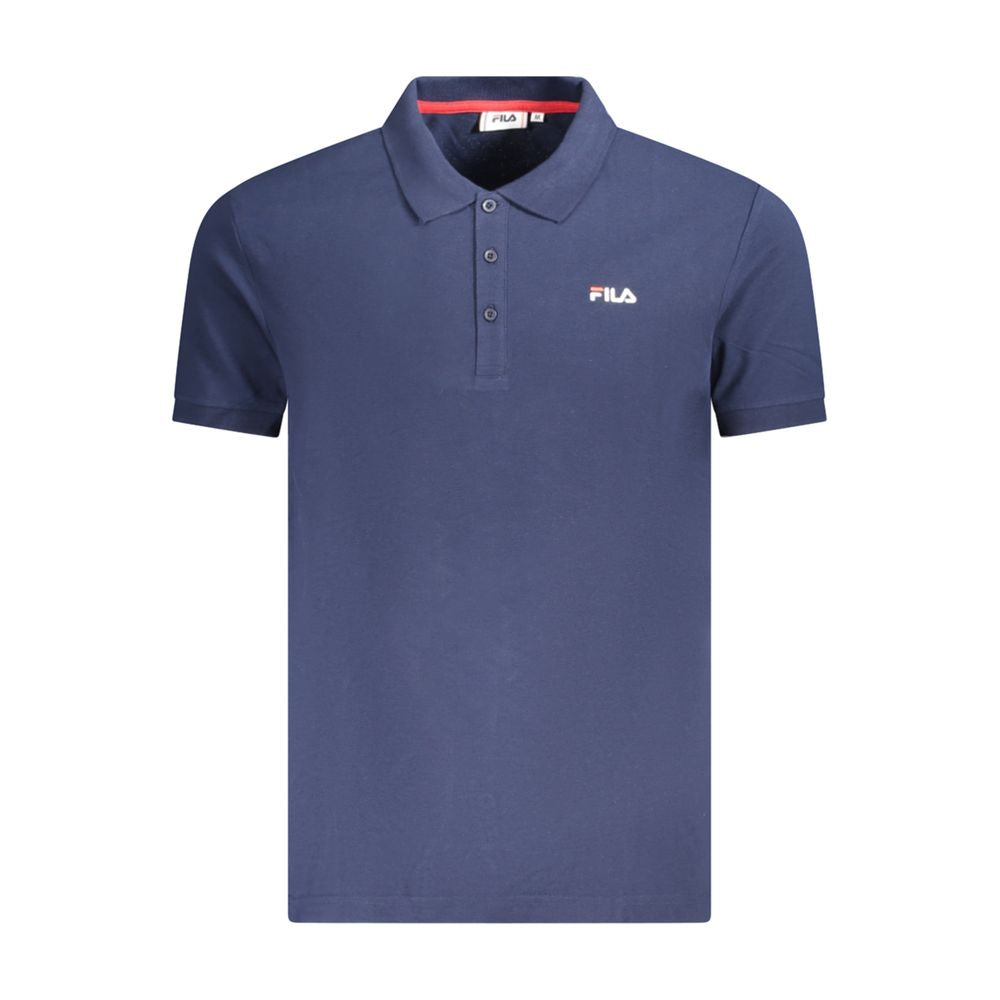 Fila Blue Cotton Polo Shirt