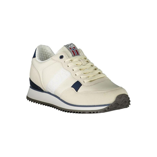 Napapijri White Polyester Sneaker NA-29855-EU40/US7